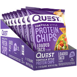 بروتين شيبس توتيلا تاكو 8* 32 جرام - Quest Nutrition Tortilla Style Protein Chips Loaded Taco 8*32gm