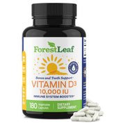 ForestLeaf Vitamin D3 10000 Mcg 180 Caps