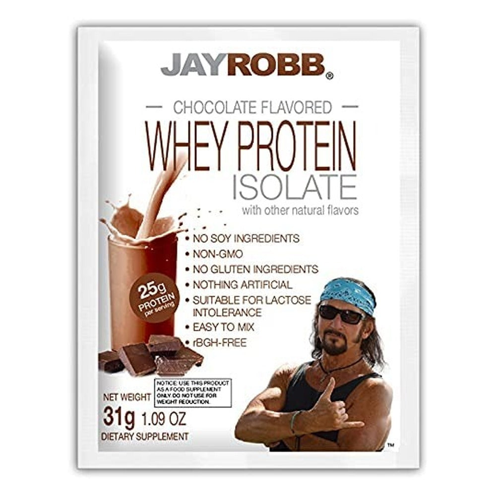 Jay Robb Whey Isolate Protein Powder 12 Sachets