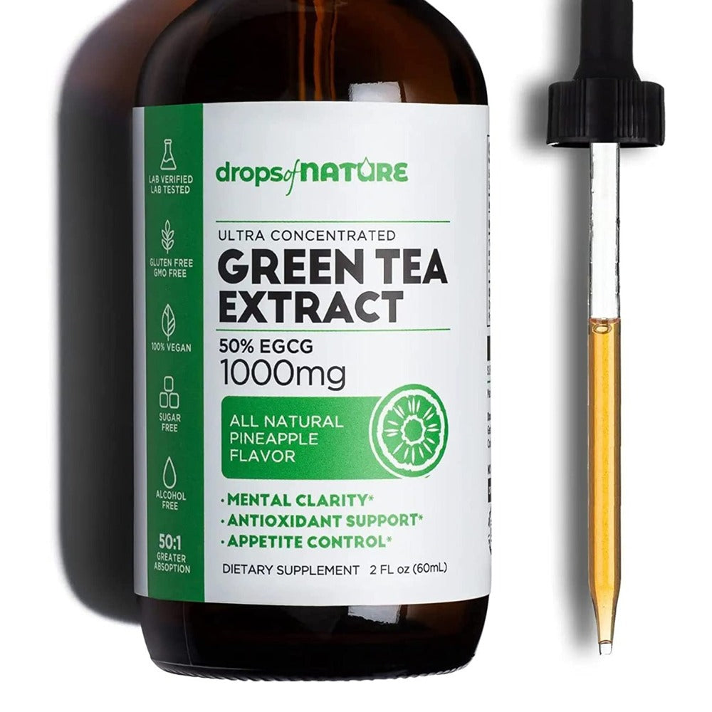 Drops Of Nature Green Tea Extract 2 Fl Oz