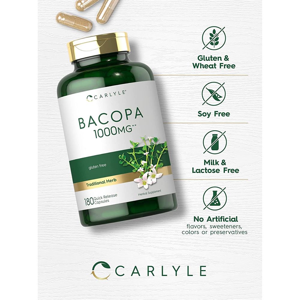 Carlyle Bacopa Monnieri 180 Capsules