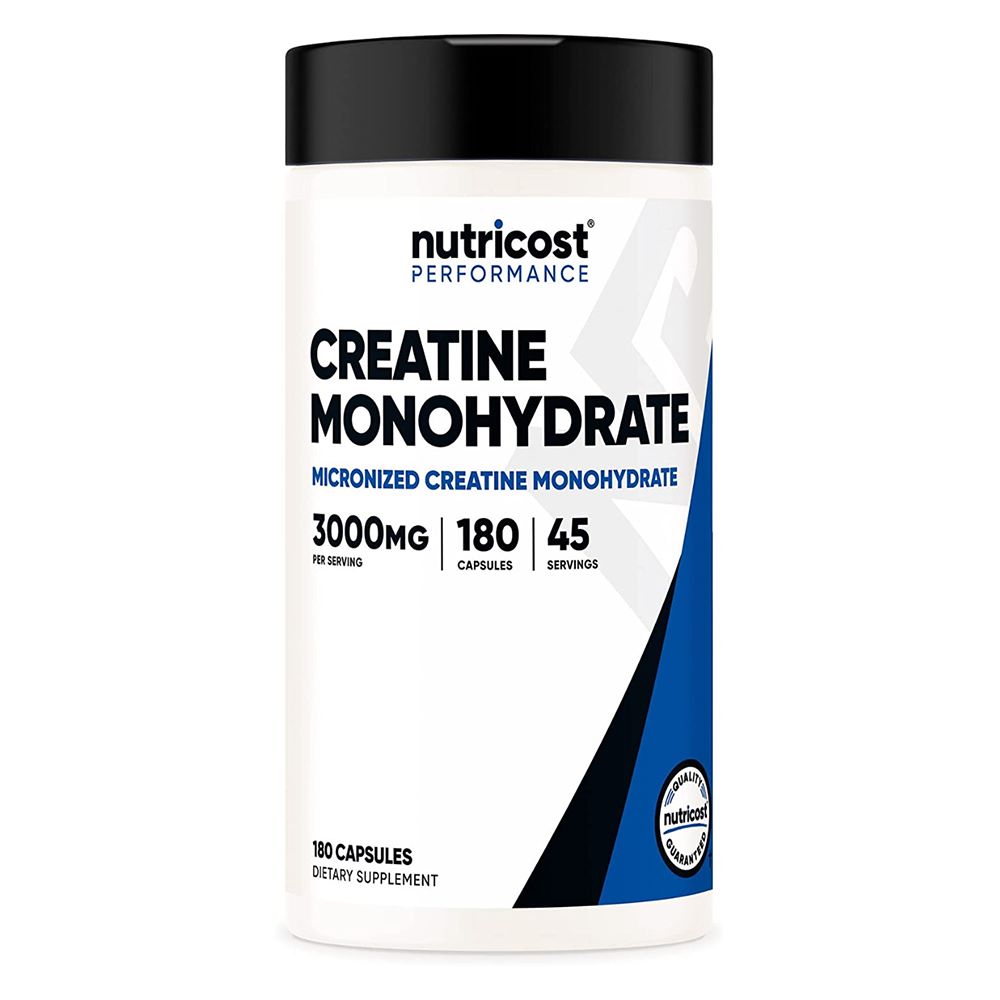 Nutricost Creatine Monohydrate 3,000mg, 180 Capsules