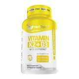 فيتامين ك2 مع فيتامين د3 120 كبسولة - HerbTonics Vitamin K2+D3 120 Capsules