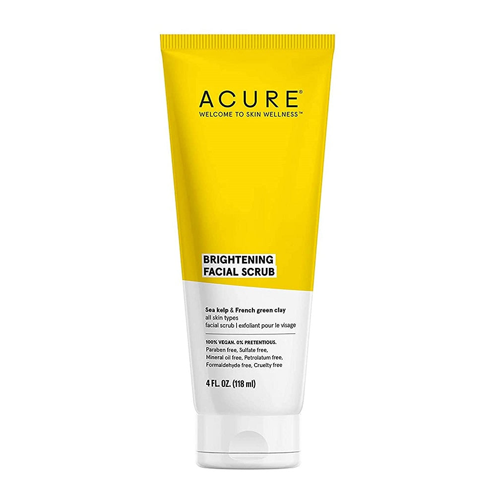 Acure Brightening Facial Scrub - 4 Fl Oz