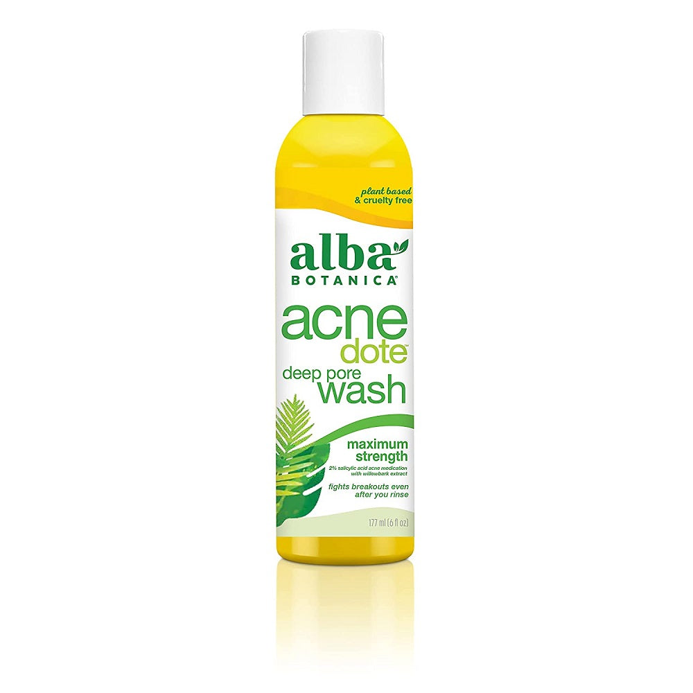 Alba Botanica Acnedote Deep Pore Wash 6 fl oz