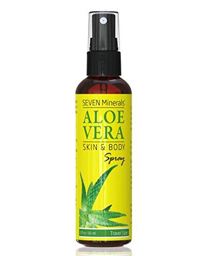 جل الصبار للعناية بالبشرة والشعر-Aloe Vera SPRAY for Body & Hair - 99% ORGANIC - Made in USA - 355ml . - UK2Gulf.com