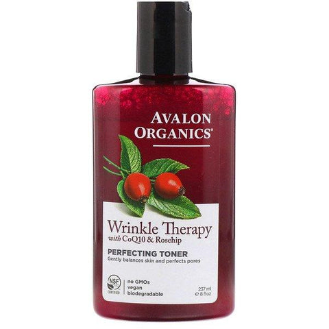 Avalon Organics Wrinkle Therapy Perfecting Toner 8 fl oz