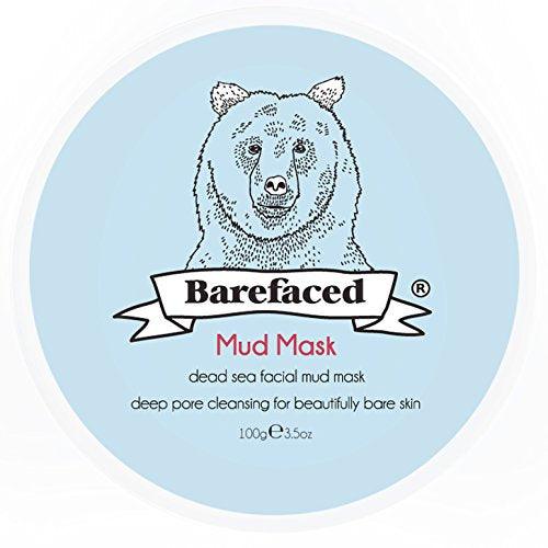 ماسك طين البحر الميت لعلاج علامات تقدم السن وحب الشباب - BeBarefaced Dead Sea Mud Face Mask - UK2Gulf.com