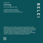 Belei - Lifting Sheet Mask with Hyaluronic Acid, Pack of 10 - بيلي ماسك شد الوجه مع هيالورونيك اسيد