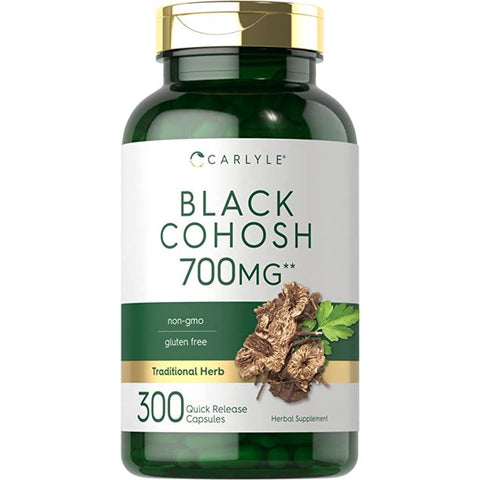 الكوهوش الأسود 300 كبسولة - Carlyle Black Cohosh 700 mg 300 Caps