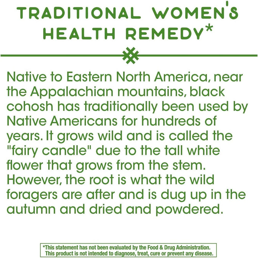 Nature's Way Black Cohosh Root 180 Caps