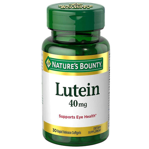 Nature's Bounty Lutein 40 mg, 30 Softgels
