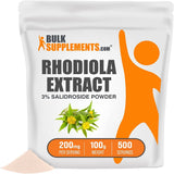 مسحوق مستخلص روديولا 100 جرام - BulkSupplements Rhodiola Extract 100 Grams