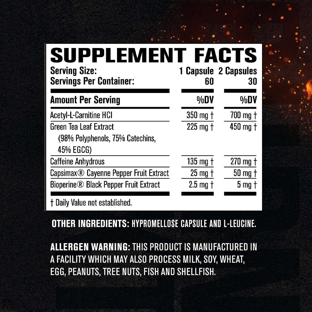 Burn-XT Thermogenic Fat Burner 60 Caps