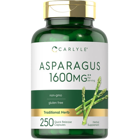 الهليون الطبيعي 1600 مج - 250 كبسولة - Carlyle Asparagus Supplement 1600mg - 250 Caps