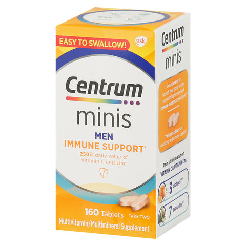 سنتروم ميني للرجال دعم المناعة 160 قرص - Centrum Minis Immune Support Men 160 Tablets