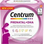 سنتروم مع الاوميجا اثناء الحمل والرضاعة 120 قرص وكبسولة - Centrum Prenatal+DHA Combo 120 Count