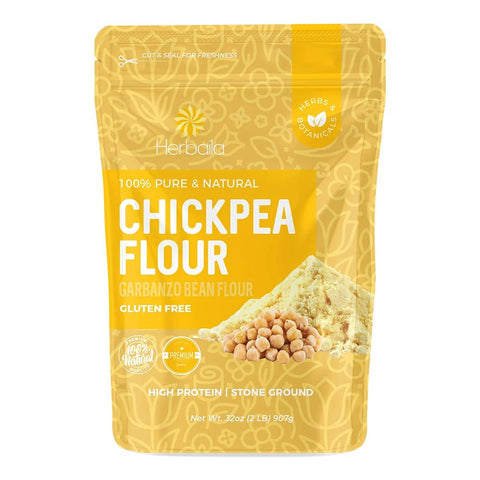 دقيق الحمص النقي 907 جرام - Herbaila Chickpea Flour Powder 2 LB