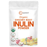 جذور الهندباء (انيولين) العضوية 283.5 جم - Microingredients Chicory Root (Inulin) Powder 10 Oz