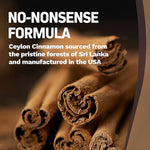 قرفة سيلانية نقية أعلى تركيز 120 كبسولة - HerbTonics Ceylon Cinnamon 1500 mg 120 Capsules