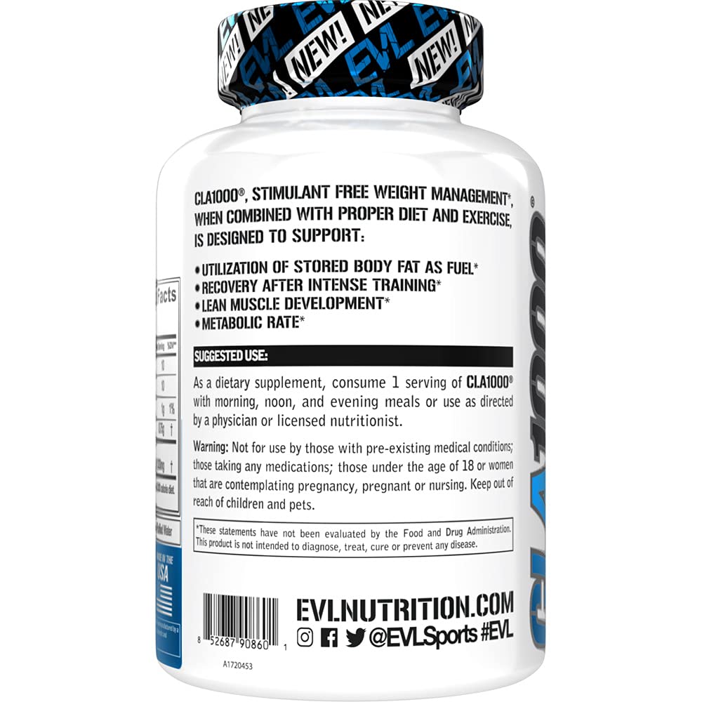 Evlution Nutrition CLA 1000 mg - 90 Caps