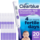 اشرطة اختبار التبويض المنزلي كليربلو - Clearblue Advanced Digital Ovulation Test - 20 tests