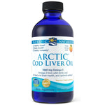 زيت كبد الحوت سائل بالبرتقال  237 مل - Nordic Naturals Arctic Cod Liver Oil Orange  8 Oz