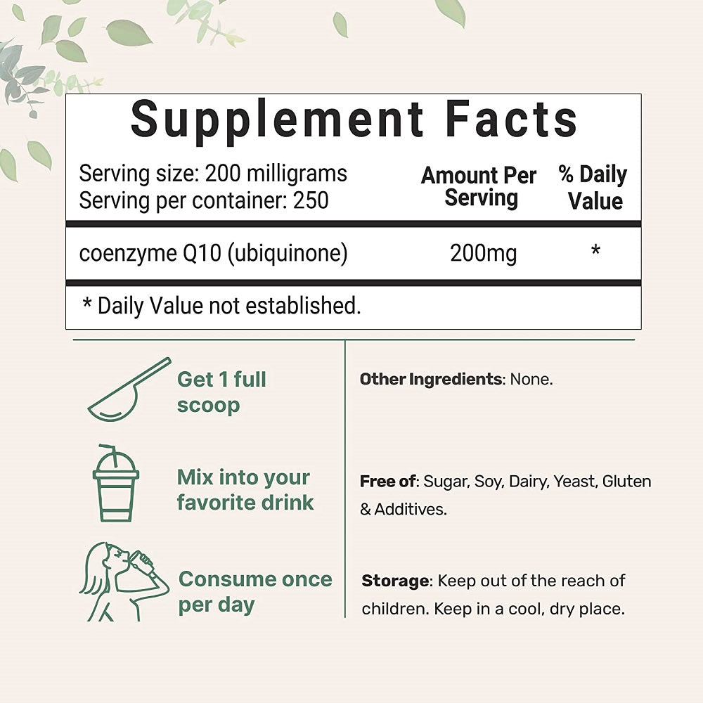 Microingredients CoQ10 Powder 50 gm