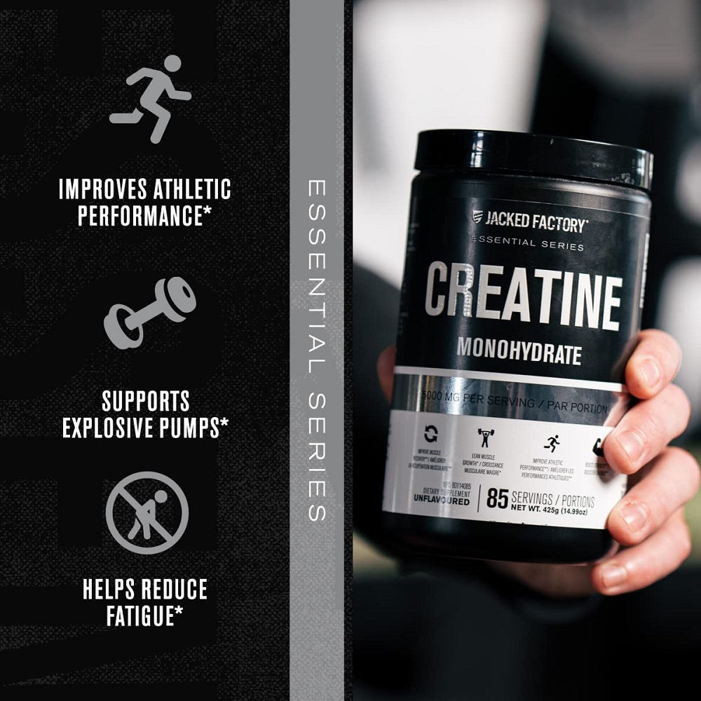 Jacked Factory Creatine Monohydrate Powder 5000mg 425 gm