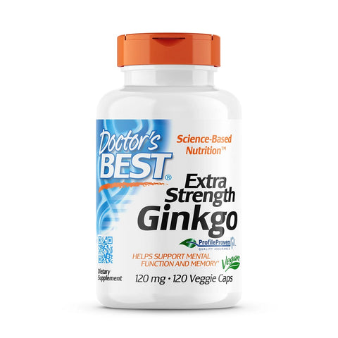 Doctor's Best Extra Strength Ginkgo 120 mg 120 Capsules