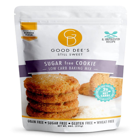 خليط عمل كوكيز خالي من السكر مناسب للكيتو - Good Dee’s Sugar Free Cookie Mix 225 Gm