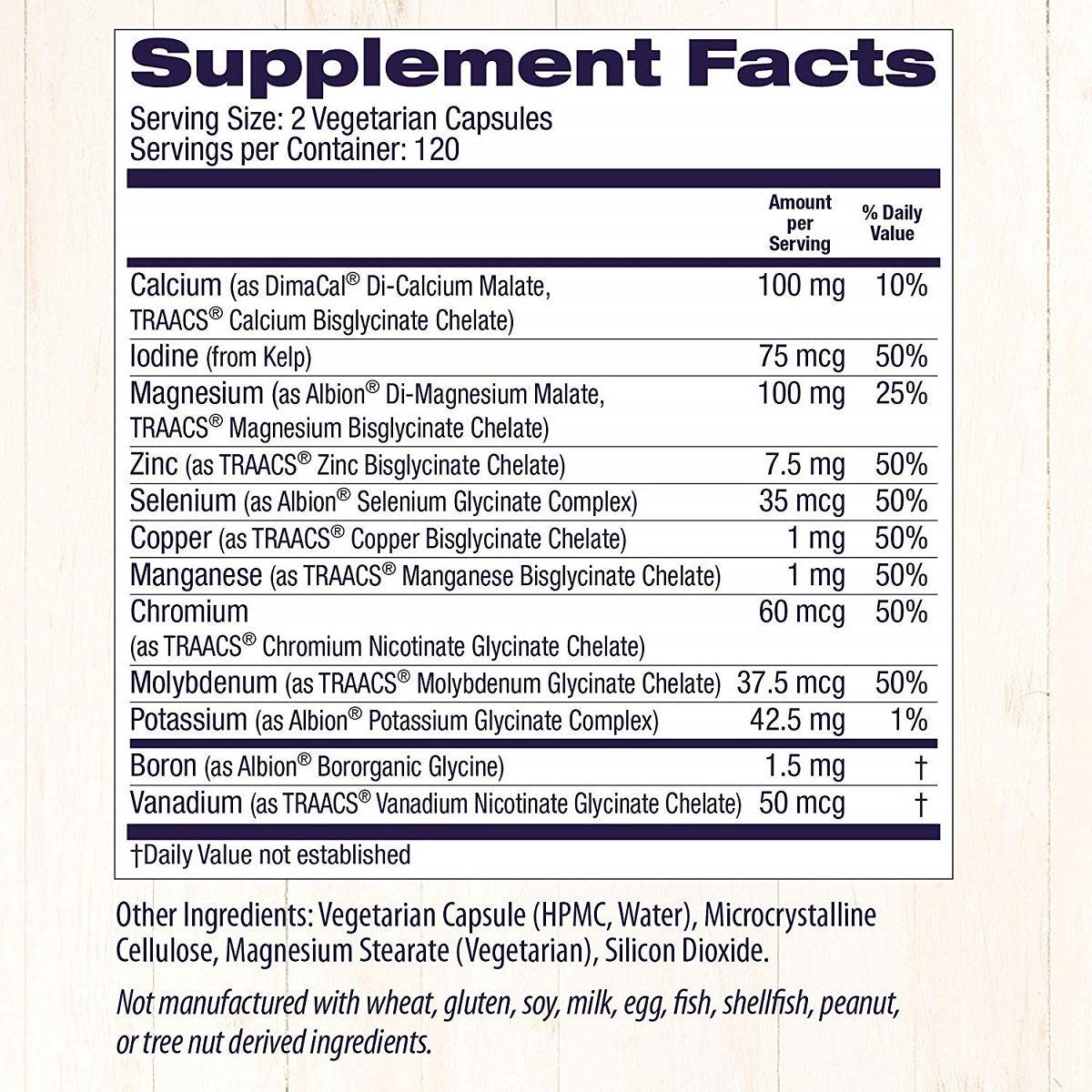 Healthy Origins Chelated Multi Mineral