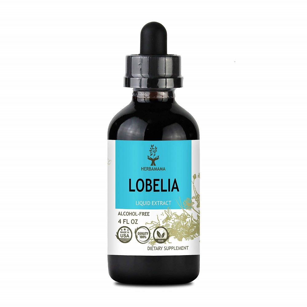 HERBAMAMA Organic Lobelia Liquid Extract 2Fl OZ