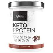 كيتو كولاجين بروتين بودر مناسب لنظام الكيتو - K-GEN Keto Collagen Protein Snack Meal 500 gm