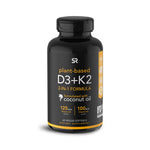 فيتامين ك2 مع د3 كبسولات - Sports Research Vitamin K2 + D3