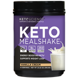بديل الوجبة لدعم نظام الكيتو 590 جرام - Keto Science Ketogenic Meal Shake Vanilla 14 Servings