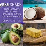 بديل الوجبة لدعم نظام الكيتو 590 جرام - Keto Science Ketogenic Meal Shake Vanilla 14 Servings