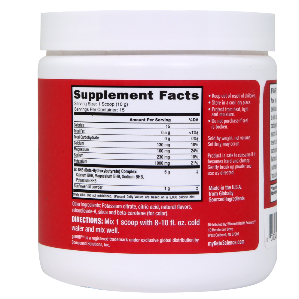 Keto Science Ketones Powder 5.3 Oz