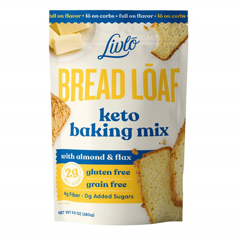 خليط عمل خبز الكيتو 280 جرام - Livlo Keto Bread Loaf Mix 280 gm