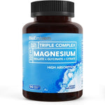 مركب المغنيسيوم الثلاثي 90 كبسولة - BioEmblem Triple Magnesium Complex 90 Capsules