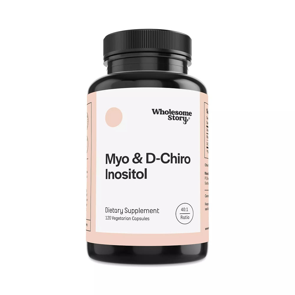 Wholesome Story Myo &amp; D-Chiro Inositol 120 Caps