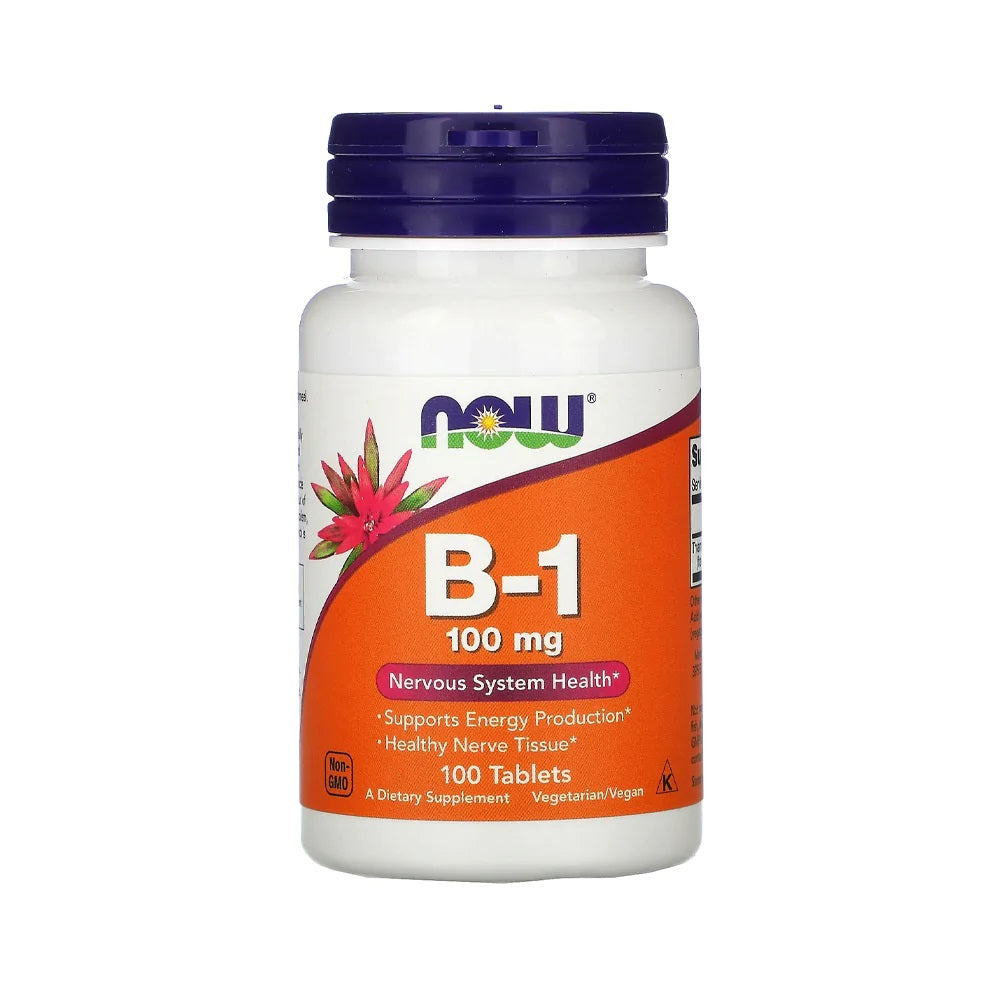 NOW Vitamin B-1 100 mg 100 Tablets