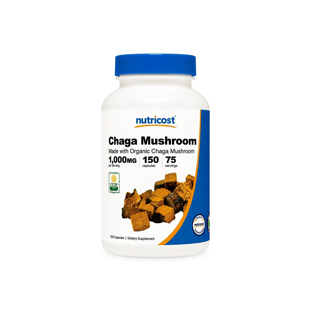 Nutricost Organic Chaga Mushroom 150 Capsules