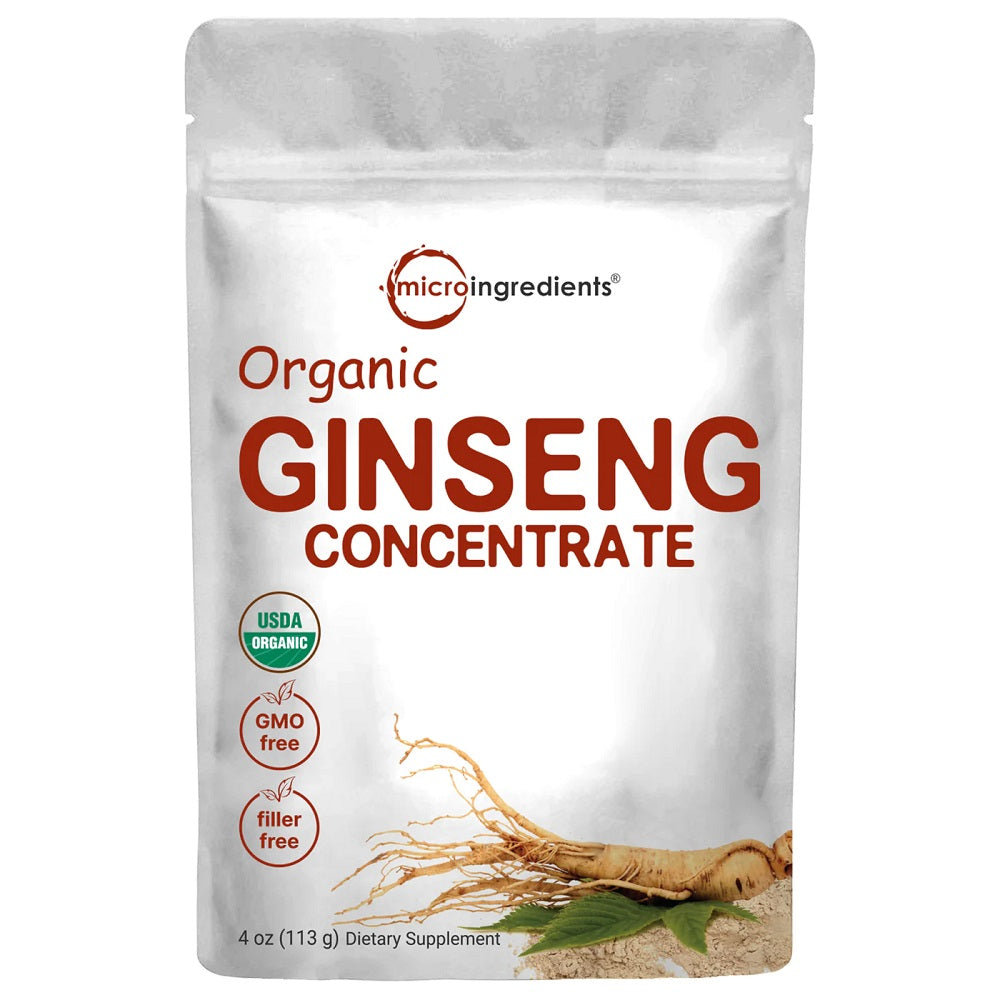 Microingredients Organic Korean Ginseng Powder 113 gm