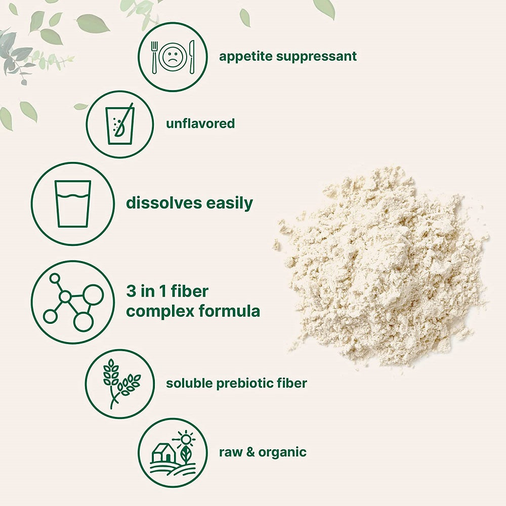 Microingredients Organic Triple Fiber Powder 907 Gm