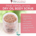 مقشر الجسم والوجه ملح البحر الميت والزيوت الاساسية - Pranaturals Himalayan Salt Body Scrub -500 gm