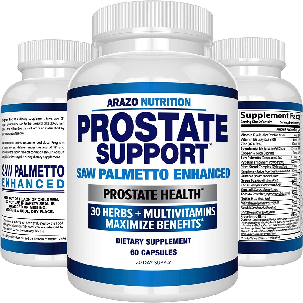 Arazo Nutrition Prostate Supplement 60 Capsules