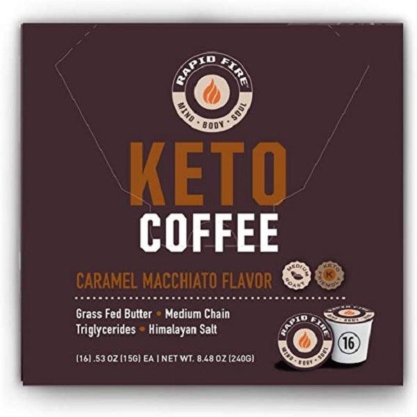 Rapidfire Keto Coffee Pods 16 K-Cup Pods