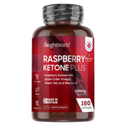 حبوب راسبيري كيتون بلس 180 كبسولة - WeightWorld Raspberry Ketones Plus 180 Capsules