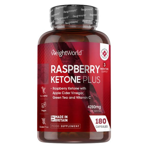 WeightWorld Raspberry Ketones Plus 180 Capsules